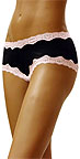 Silk Knit w/Lace Hip Hugger Boy Pant (LL3)